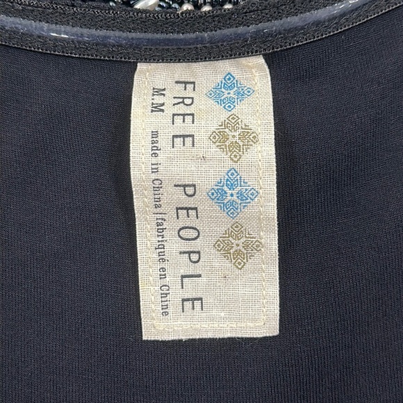 Free People Strapless Lace Beaded Mini Dress - M - Picture 11 of 16